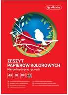 Szkolne artykuły papiernicze - Zeszyt papierów kolorowych ,A5 - miniaturka - grafika 1