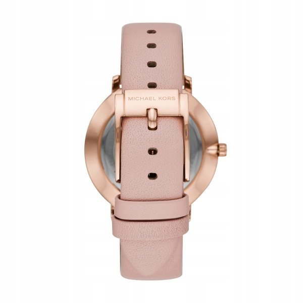 Pasek Michael Kors MK2741 skórzany różowy 18 mm