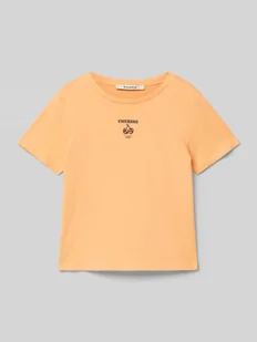 T-shirt z nadrukiem z motywem i napisem - Koszulki dla dziewczynek - miniaturka - grafika 1