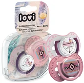 Smoczki uspokajające - LOVI SMOCZEK DYNAMICZNY ORTODONTYCZNY 2szt. 0-3 m - miniaturka - grafika 1