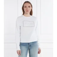 Bluzy damskie - Armani Exchange Bluza | Straight fit - miniaturka - grafika 1