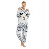 Stroje karnawałowe - KOT 3D ONESIE STRÓJ KIGURUMI KOMBINEZON PRZEBRANIE NA PREZENT L - miniaturka - grafika 1