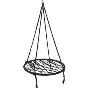 ROYOKAMP Hamak ażurowy 80cm czarny - Hamaki - miniaturka - grafika 1