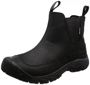 KEEN Męskie buty trekkingowe Anchorage Iii Wp-m, Czarny, 43 EU - Buty trekkingowe męskie - miniaturka - grafika 1