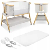 Łóżeczka i kojce - Łóżeczko dostawne 3w1 turystyczne DREEMY +materac - miniaturka - grafika 1