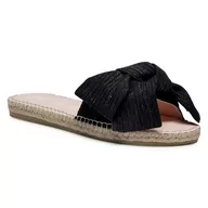 Espadryle damskie - Espadryle MANEBI - Sandals With Bow G 0.1 J0 Sparkling Black - miniaturka - grafika 1