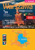 Atlasy i mapy - Demart Warszawa  - atlas aglomeracji (skala 1:16 000) - Praca zbiorowa - miniaturka - grafika 1