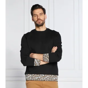 Michael Kors Bluza WAVY KORS RIB | Regular Fit - Bluzy męskie - miniaturka - grafika 1