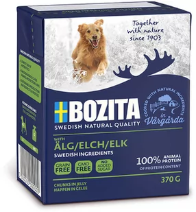 Bozita Naturals Mięsne kawałki z łosiem w galaretce 16x370g - Mokra karma dla psów - miniaturka - grafika 2