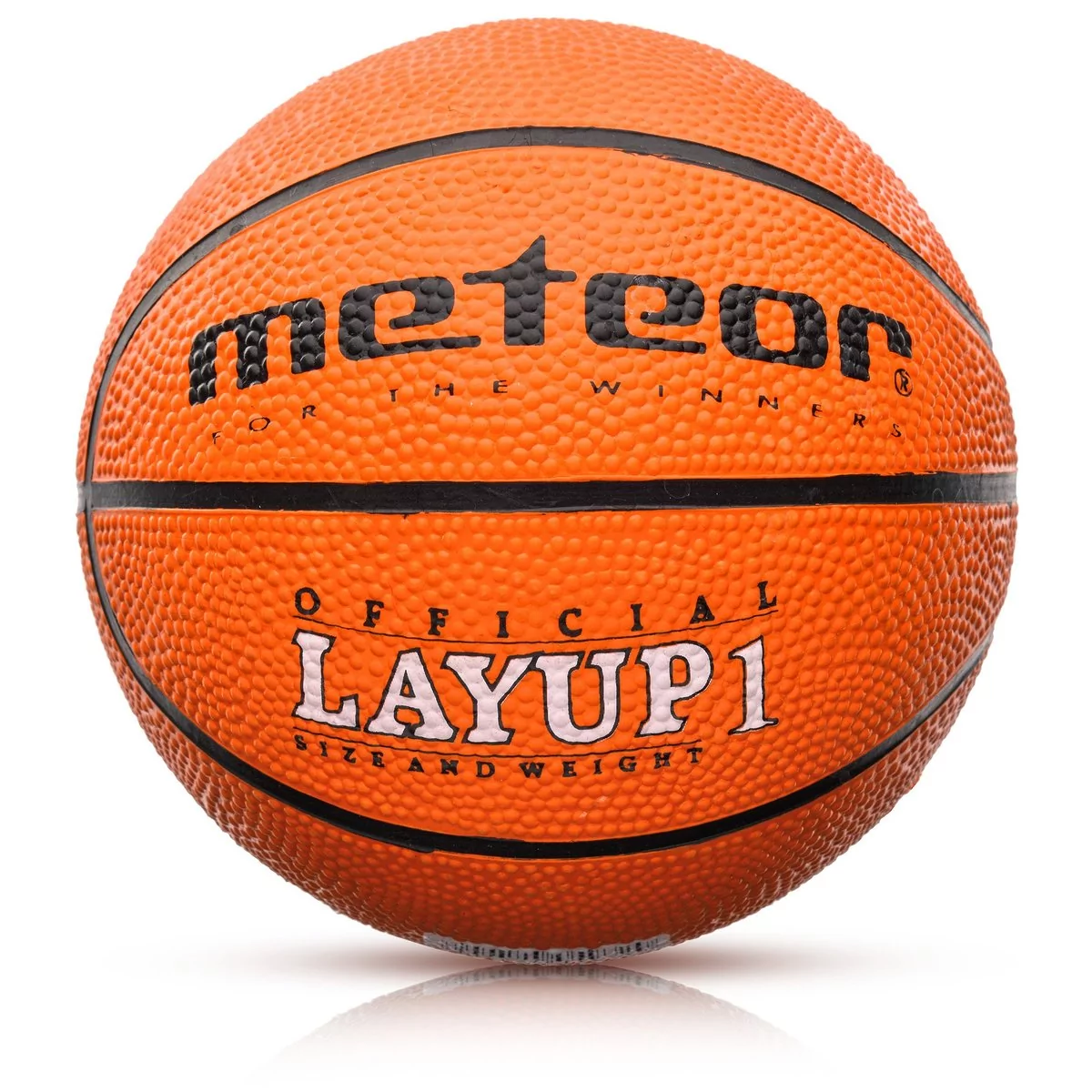 Meteor Piłka koszykowa Layup 1 pomarańczowy 07123