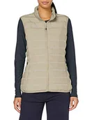 Kamizelki damskie - CMP Damska kamizelka pikowana z Feel Warm Seamless Flock beżowy Arena D44 - miniaturka - grafika 1