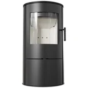 Piece wolnostojące - Piec stalowy koza ROLLO Ø 150 7 kW - miniaturka - grafika 1