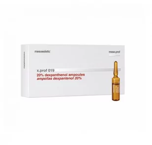 Mesoestetic x.prof 019 Dexpanthenol 20% 1x5ml - Pozostałe kosmetyki - miniaturka - grafika 1