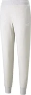 Spodnie sportowe damskie - Puma Puma Essential Logo Pants 586841-02 beżowe M - miniaturka - grafika 1