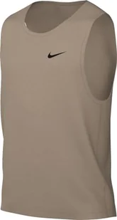 Nike Top męski Dri-Fit Hyverse Tank, khaki/czarny, DV9841-247, S - Koszulki męskie - miniaturka - grafika 1
