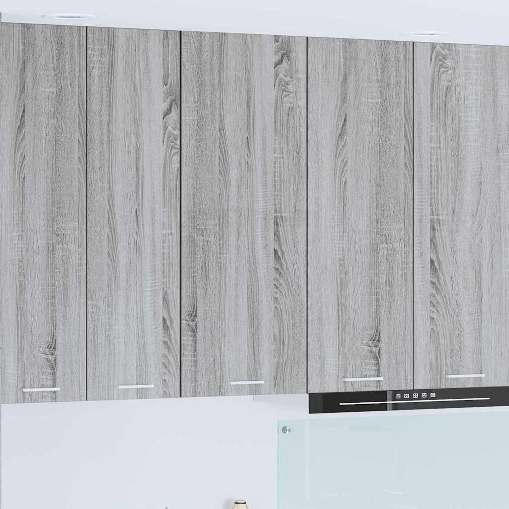 vidaXL vidaXL Szafka wisząca z drzwiami Riga Szary Sonoma 40 x 31 x 100 cm