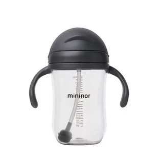 MININOR BUTELKA ZA SŁOMKĄ 330 ML BLACK RAVEN - Bidony dla dzieci - miniaturka - grafika 1