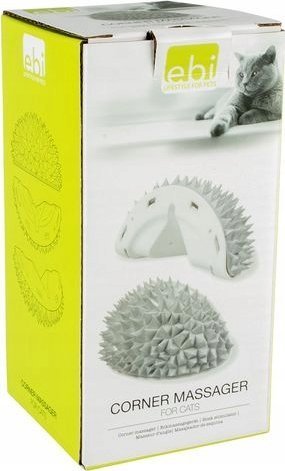 Duvo+ EBI DRAPAK NAROŻNY / MASAŻER DLA KOTA 15.5x8.6x7cm