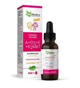 Witaminy i minerały - EkaMedica Witaminy Junior A+D3+E+K2Mk7 30 ml - miniaturka - grafika 1