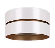 Lampy sufitowe - Duolla - Lampa sufitowa DUO 1xE27/15W/230V śr. 40 cm biała/złota - miniaturka - grafika 1