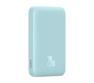 Powerbanki - Baseus P10059002313-00 Magnetic Mini Air 6000mAh 20W Niebieski - miniaturka - grafika 1