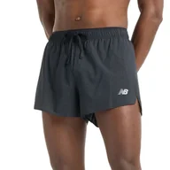 Spodnie sportowe męskie - Spodenki New Balance MS51283BK - czarne - miniaturka - grafika 1