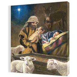 Obraz religijny na płótnie Święta Rodzina - Ikony i obrazy sakralne - miniaturka - grafika 1