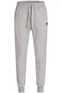 Spodenki męskie - Lonsdale męskie spodnie dresowe bulno, Marl Grey/Black, M - miniaturka - grafika 1