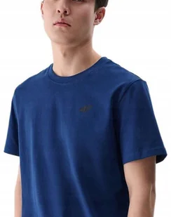 Koszulka Męska 4F Gładka Tshirt Bawełna Lato SHM2256 46S r. S - Koszulki męskie - miniaturka - grafika 1