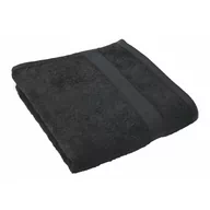 Ręczniki - Czarny ręcznik Tiseco Home Studio, 50x100 cm - miniaturka - grafika 1