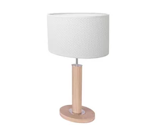 Spot-Light 7017400111557 - Lampa stołowa MERCEDES 1xE27/40W/230V dąb - Lampy stojące - miniaturka - grafika 1