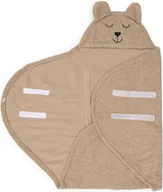 Pieluchy - Otulacz do fotelika i wózka Bear Boucle brązowy Jollein - miniaturka - grafika 1