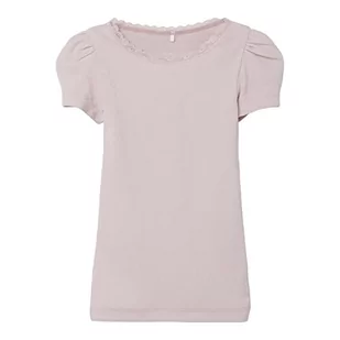 Name It Koszulka dziewczęca Nmfkab Ss Top Noos, Lód fioletowy, 92 - Koszulki dla dziewczynek - miniaturka - grafika 1