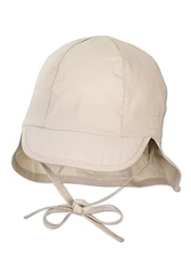 Sterntaler Unisex dziecięca czapka z daszkiem z ochroną karku, czapka dziecięca, beżowa, normalna, beżowy, 39 - Czapki damskie - miniaturka - grafika 1