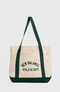 New Balance torebka bawełniana kolor beżowy LAB23110NWG - Torebki damskie - miniaturka - grafika 1