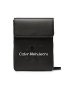 Etui i futerały do telefonów - Calvin Klein Rzeźbione etui na telefon komórkowy 13 cm black - miniaturka - grafika 1