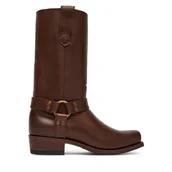 Kozaki damskie - Oficerki Polo Ralph Lauren 818963404001 Brązowy - miniaturka - grafika 1