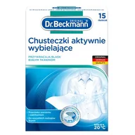 Akcesoria i części do pralek i suszarek - DR. BECKMANN DR BECKMANN DR BECKMANN Chusteczki aktywnie wybielające 15 szt - miniaturka - grafika 1