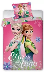 Faro Pościel 160x200 Frozen Kraina Lodu Anna Elsa frozen112 - Pościel dla dzieci - miniaturka - grafika 1