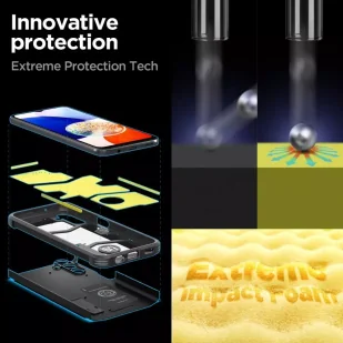 Etui Spigen Tough Armor do Samsung Galaxy A14 5G Black - Etui i futerały do telefonów - miniaturka - grafika 7