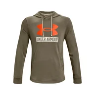 Bluzy sportowe męskie - Bluza męska Under Armour Rival Terry Logo Hoodie - miniaturka - grafika 1