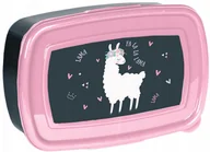 Piórniki - Śniadaniówka Szkolna Pojemnik Na Żywność Lama - miniaturka - grafika 1