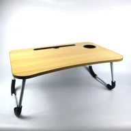 Części i akcesoria do laptopów - Zeyxo Składany stolik pod laptopa podstawka do łóżka śniadaniowy duży GA06 - miniaturka - grafika 1