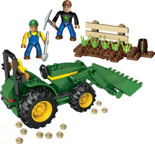 Clementoni Mega Bloks, World Builders, John Deere Farm Tractor, Construction Set, 80840, For Boys, 5+ years, 119 pcs For Boys - Klocki - miniaturka - grafika 1