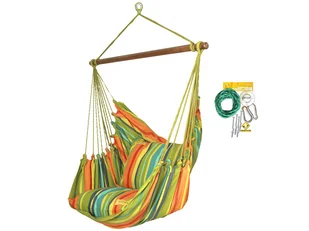 Fotel hamakowy HC10 z zestawem montażowym KOALA, Kuna Yala, zhc10-188 - Hamaki - miniaturka - grafika 1