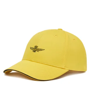 Czapka z daszkiem Aeronautica Militare 251HA1212CT3299 Żółty - Czapki męskie - miniaturka - grafika 1