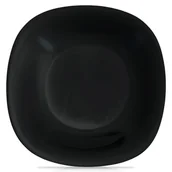 Talerze - Talerz obiadowy głęboki szklany czarny LUNA 21.5cm 650ml ORION 129548 - miniaturka - grafika 1