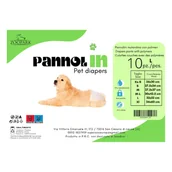 Specjalistyczne artykuły dla zwierząt - PannolIN Pieluchy dla suczki rozm. L 32x52cm 10szt/opak. - miniaturka - grafika 1