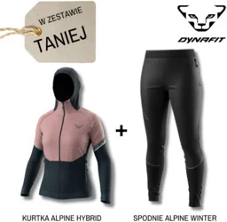 DYNAFIT Zestaw na zimę dla Niej: kurtka Alpine Hybrid Jacket + spodnie Alpine Hybrid Pants - Kurtki i kamizelki sportowe damskie - miniaturka - grafika 1