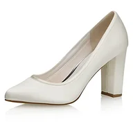 Czółenka - Rainbow Club Buty ślubne Keily – damskie, czółenka, kość słoniowa, kość słoniowa, 39 eu - miniaturka - grafika 1